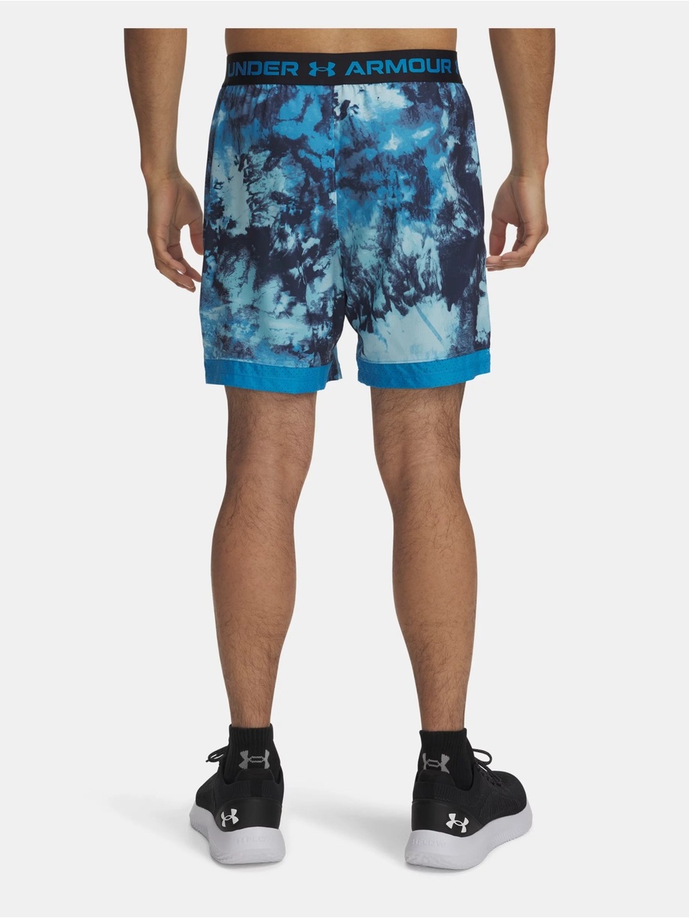 NWT Under Armour Vanish Woven 6" Printed Shorts Blue Tie-Dye - Picture 3 of 12